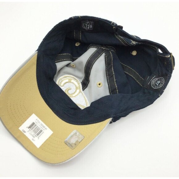 Forty Seven '47 Brand NFL St. Louis Rams Cap One Size Adjustable Hat Blue Gray - Picture 7 of 9